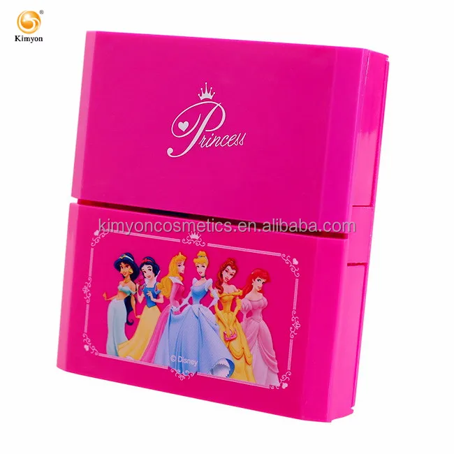 
Disney Princess foldable Case Toy Make Up set Kit, gift set, Safe, Non-Toxic, Washable, Formulated for Children 