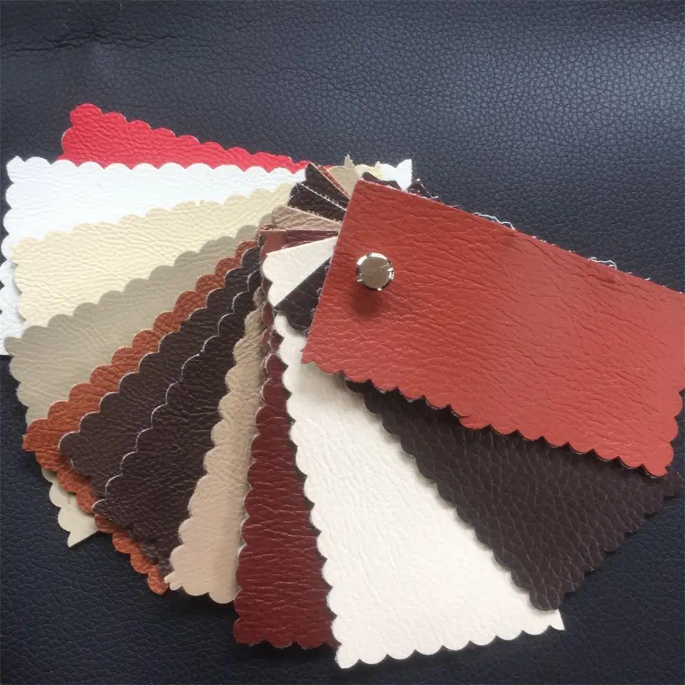 Faux leather Cheap rexine cloth price Synthetic Leather Fabric Artificial Sponge leather cloth