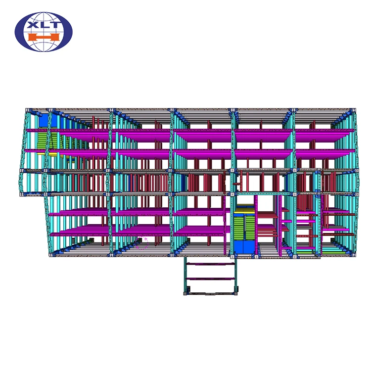 light weight prefabricated the office building steel structure