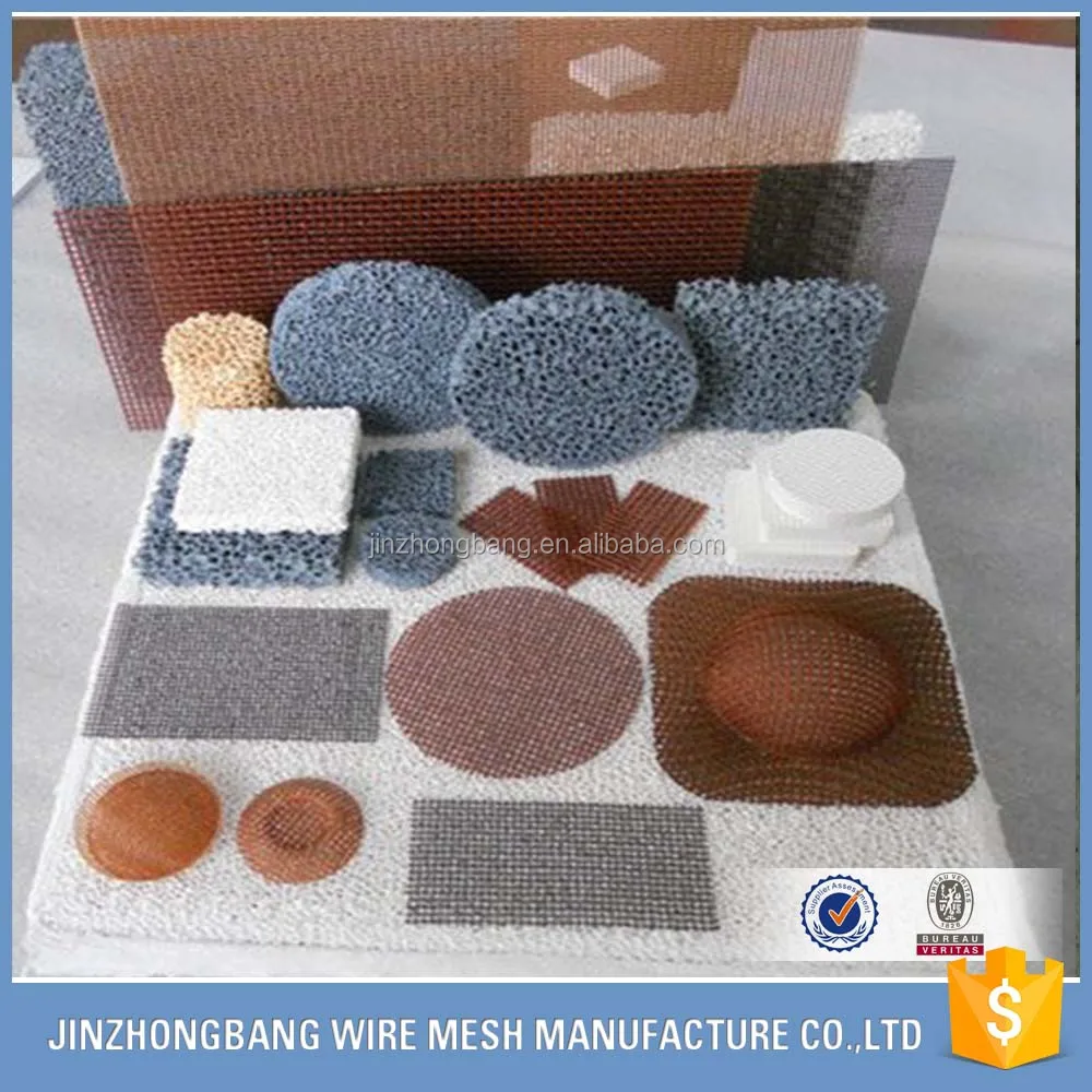 
High Silica Fiberglass Casting Filter Mesh for Foundry Filtration 