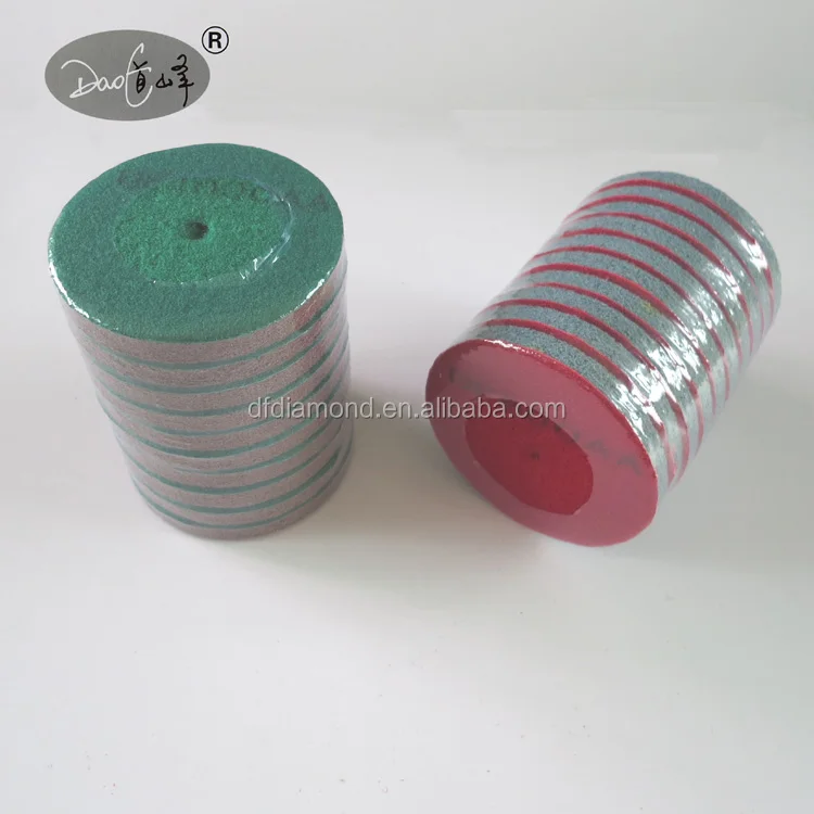 Daofeng Durable 12mm Resin Buffing Pads OEM & ODM Supported for Granite Marble Concrete Stone Polishing