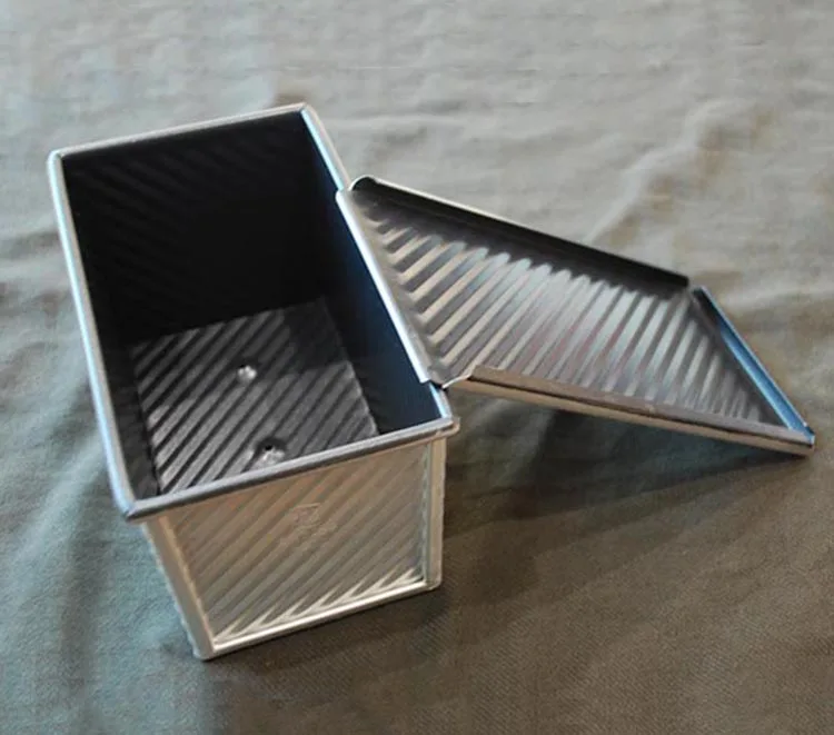 
Aluminium alloy toast box and lid 