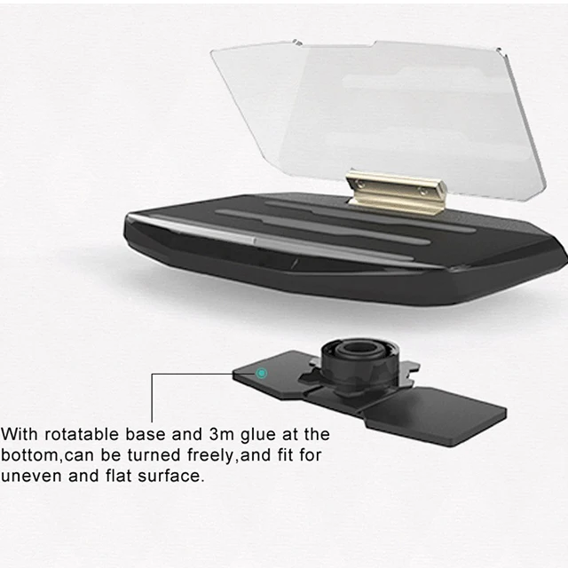 
Latest Smartphone Head Up Display Dashboard Projector Wireless Auto Bracket Hud Mobile Navigation 