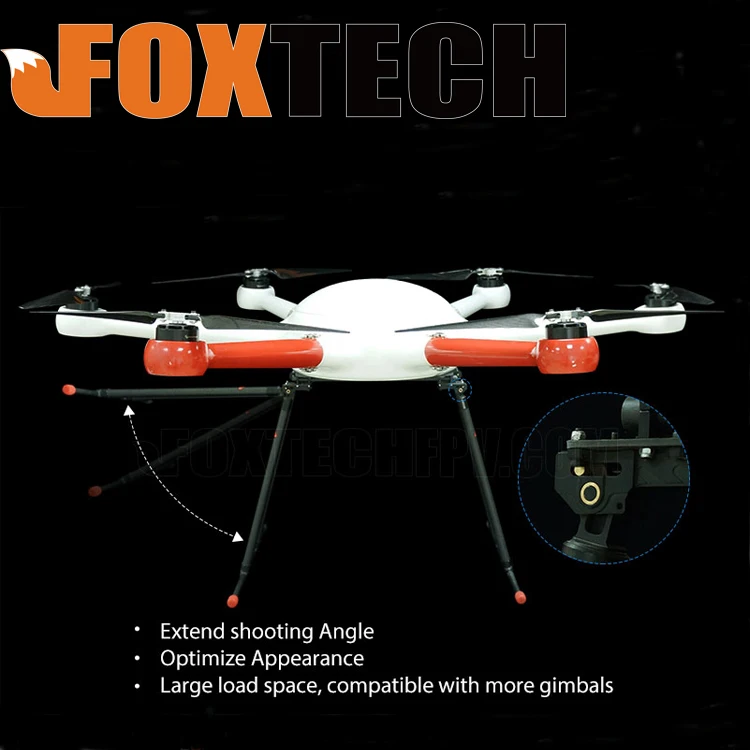 GAIA 160 30KG Heavy Lift UAV Aerial Survey and Surveillance Drone for Reconnaissance and Emergency Rescue