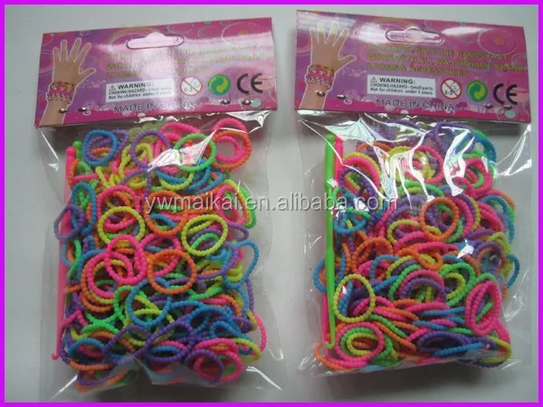 
Russia Federation hot selling cheap diy bubble loom bands for kids 