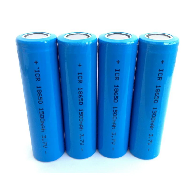 
Rechargeable 18650 Lithium ion battery 3.7v 1500mAh li ion battery cell 