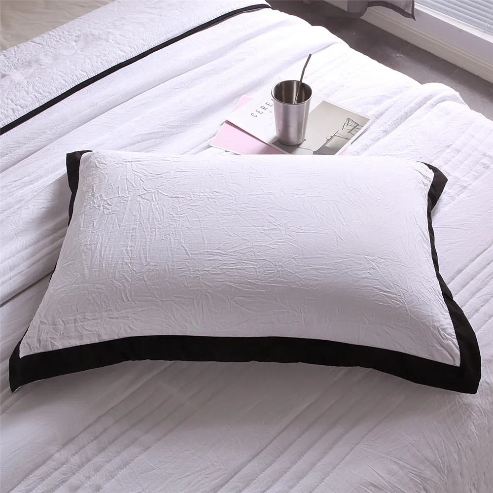 
Microfiber washstone fabric quilt Coverlet Bed-cover set Solid Color Bedspread with 2Shams. Hypoallergenic,Stitched 