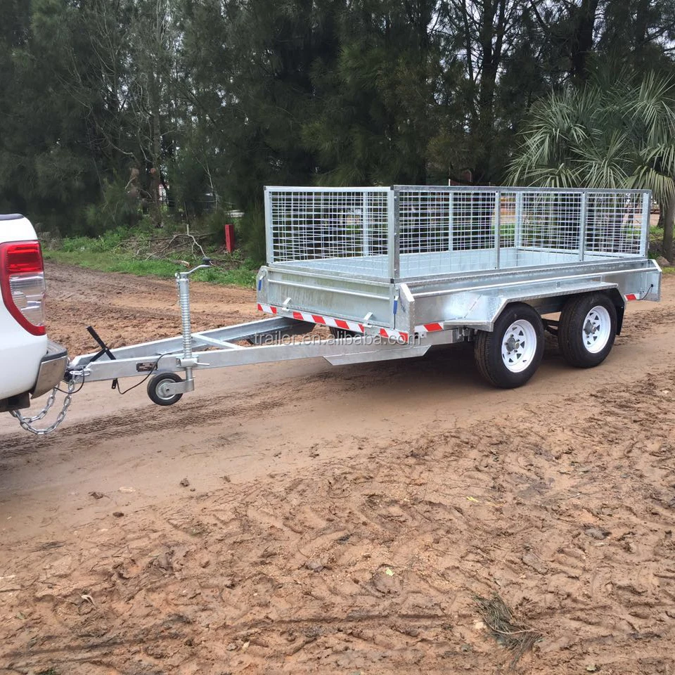 Горячеоцинкованная Тандемная клетка ATV Box Trailer