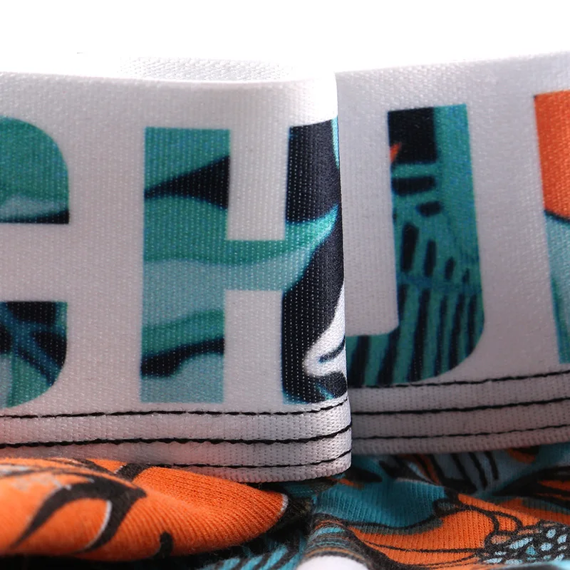 OEM lingerie Custom Underwear manufacture Sexy Print Mens Underwear For Wholesale Spandex / Cotton Men`s  Underwear Boxer Shorts