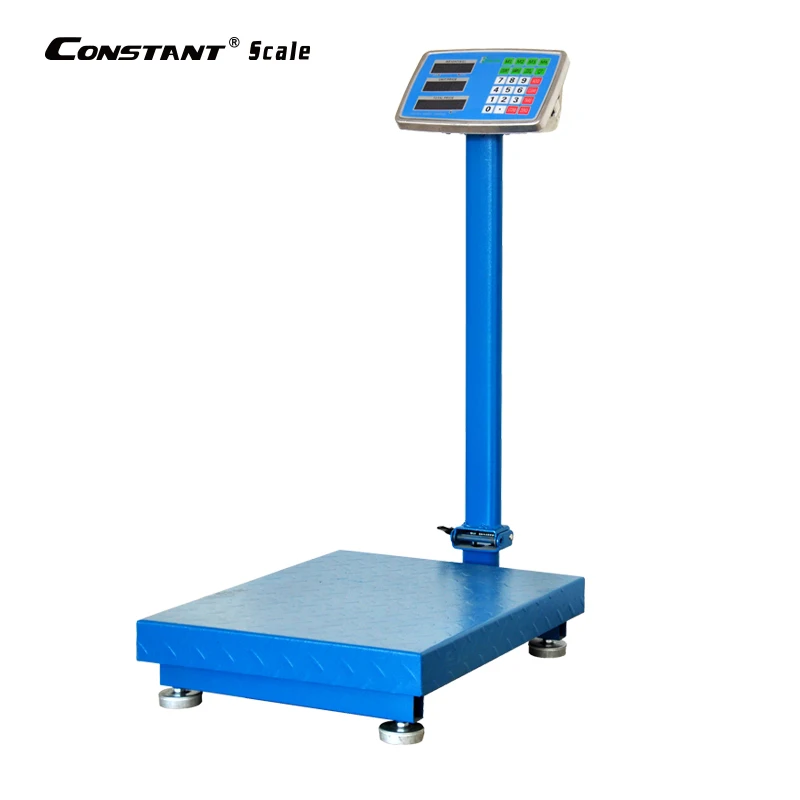 FF1976-489F 300kg Electronic digital Price Computing Platform Bench Scale Plastic key Corrugated steel platform