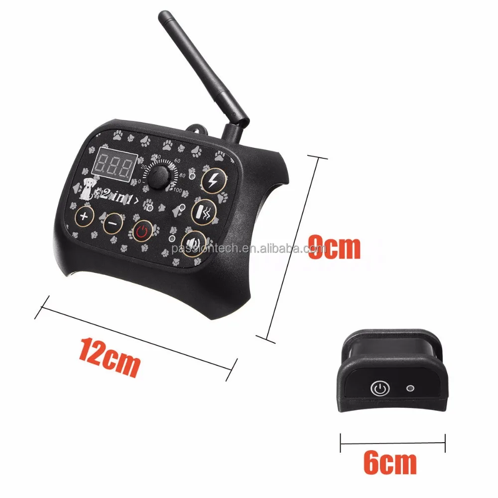 Kit Dressage Chien Cloture Sans Fil Anti Aboiement Rechargeable Collier Etanche TF68