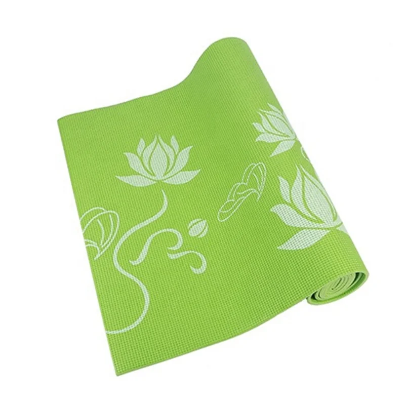 Custom Printed Logo Eco Friendly Fitness Exercise Pvc Yoga Mat Cheap Sale