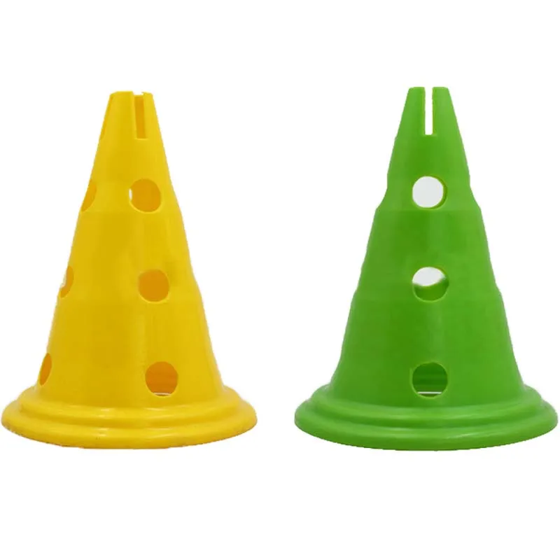 Sport Soccer Football Training Cone with Hole Traffic Safety Cones 30cm Orange/Yellow/Red/Green/Blue