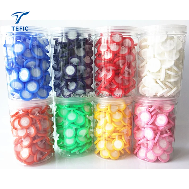 0.22um 0.45um 25mm Syringe filter nylon, syringe filter for lab