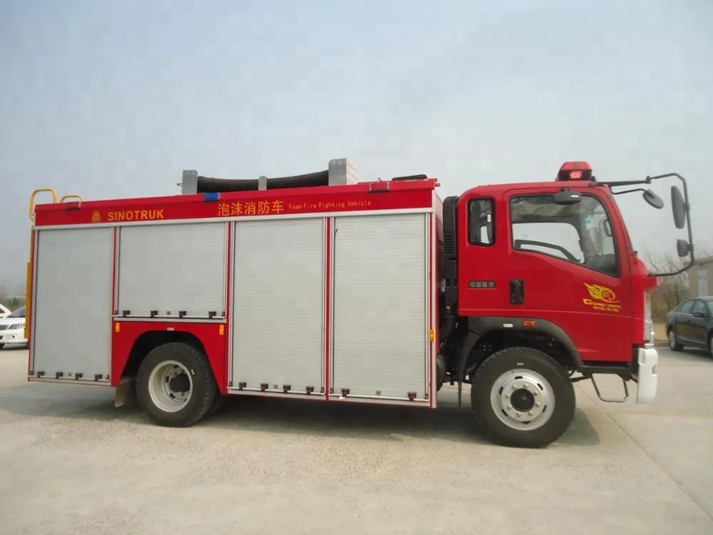 Sinotruk light fire fighting truck for emergency rescue