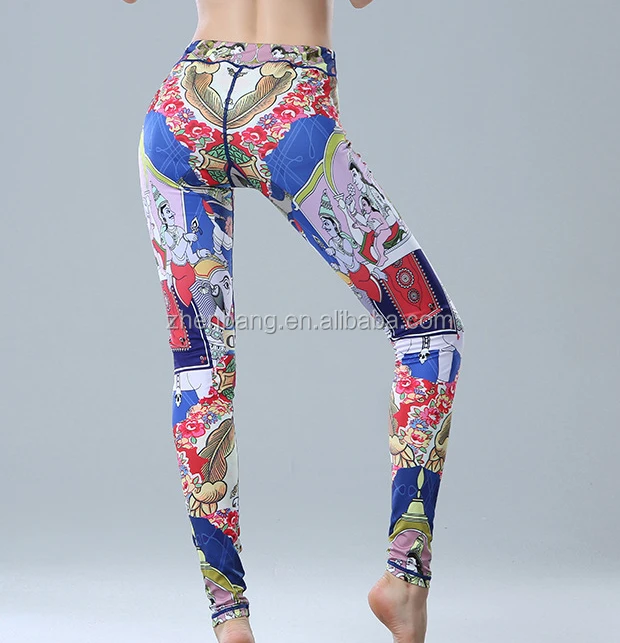 Womens Clothing Fall Leggins OEM Accepted Printed Ladies Fancy Leggings