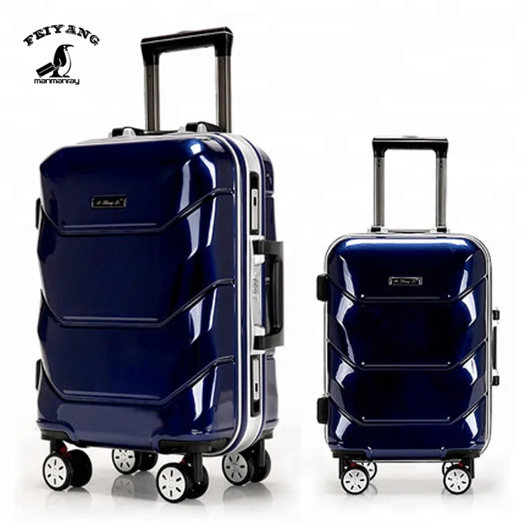 New fashion mirror ABS aluminum frame luggage eminent luggage sets boarding suitcase
