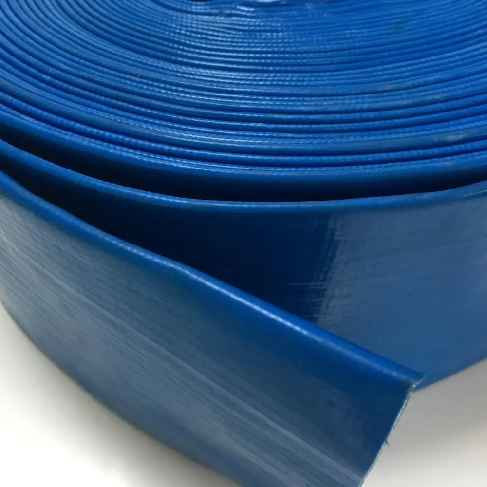 Heavy duty for farm irrigation drainage flexible pvc layflat canvas hose