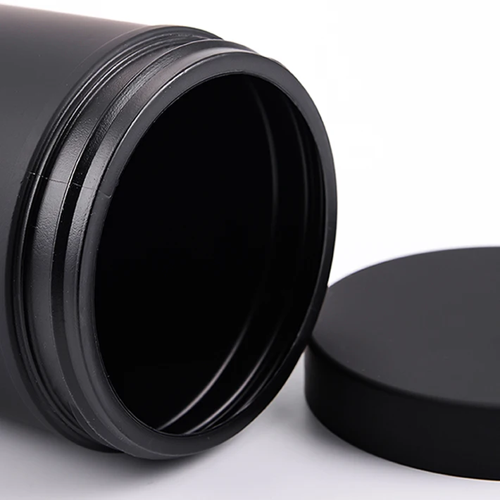 Hot Selling 2022 Eco-frendly Material HDPE Capsule Bottle can be Protein Container Soft Touch Bottle