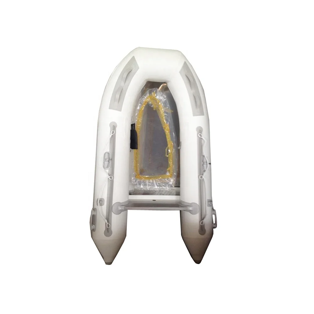 Made in China new popular PVC tube clear flat glass bottom fishing  boats