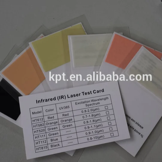 800-20000nm (0.8-2um) infrared IR laser detection card,double frequency card