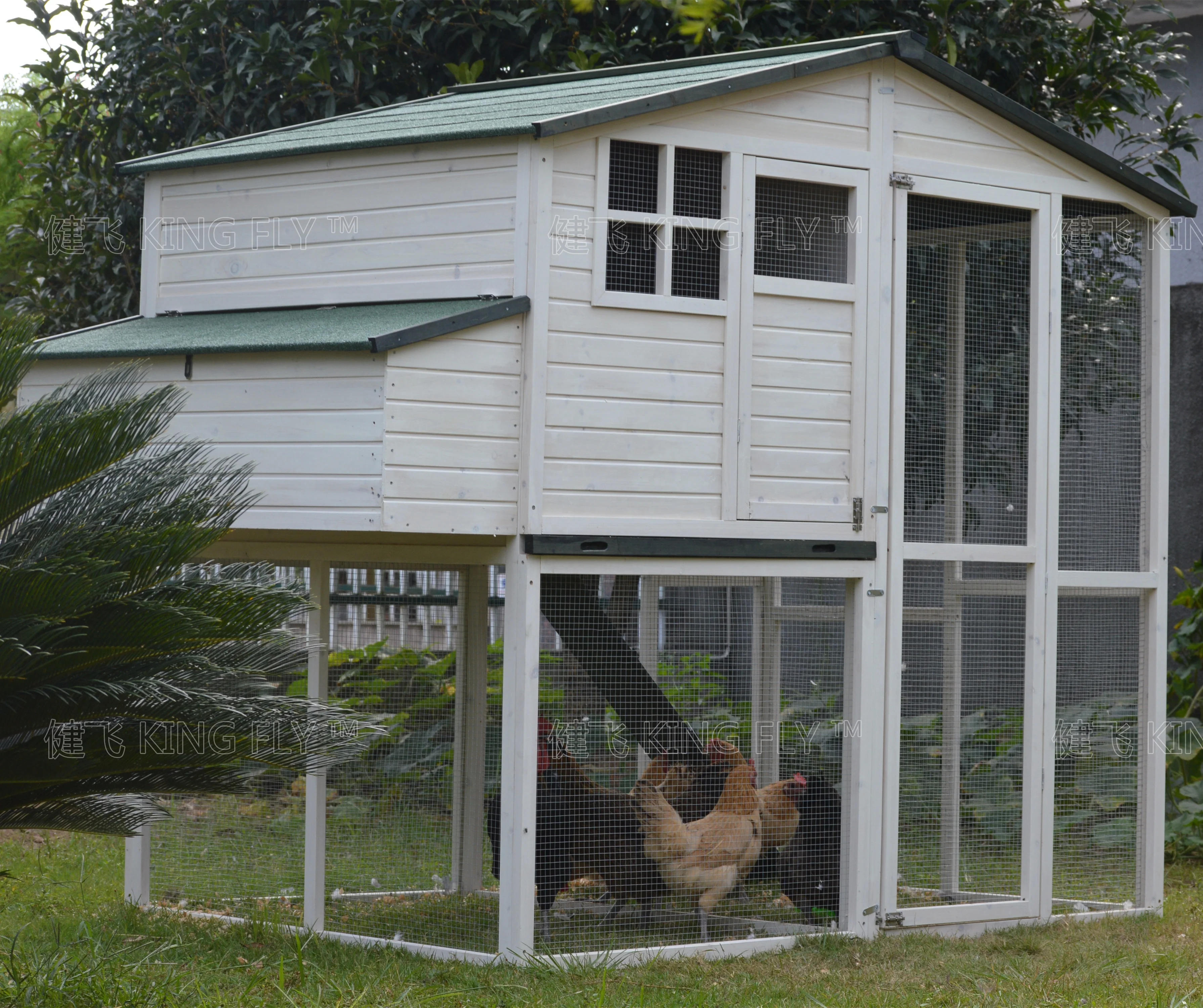 Large Size Nesting Box White Industrial Chicken Coop