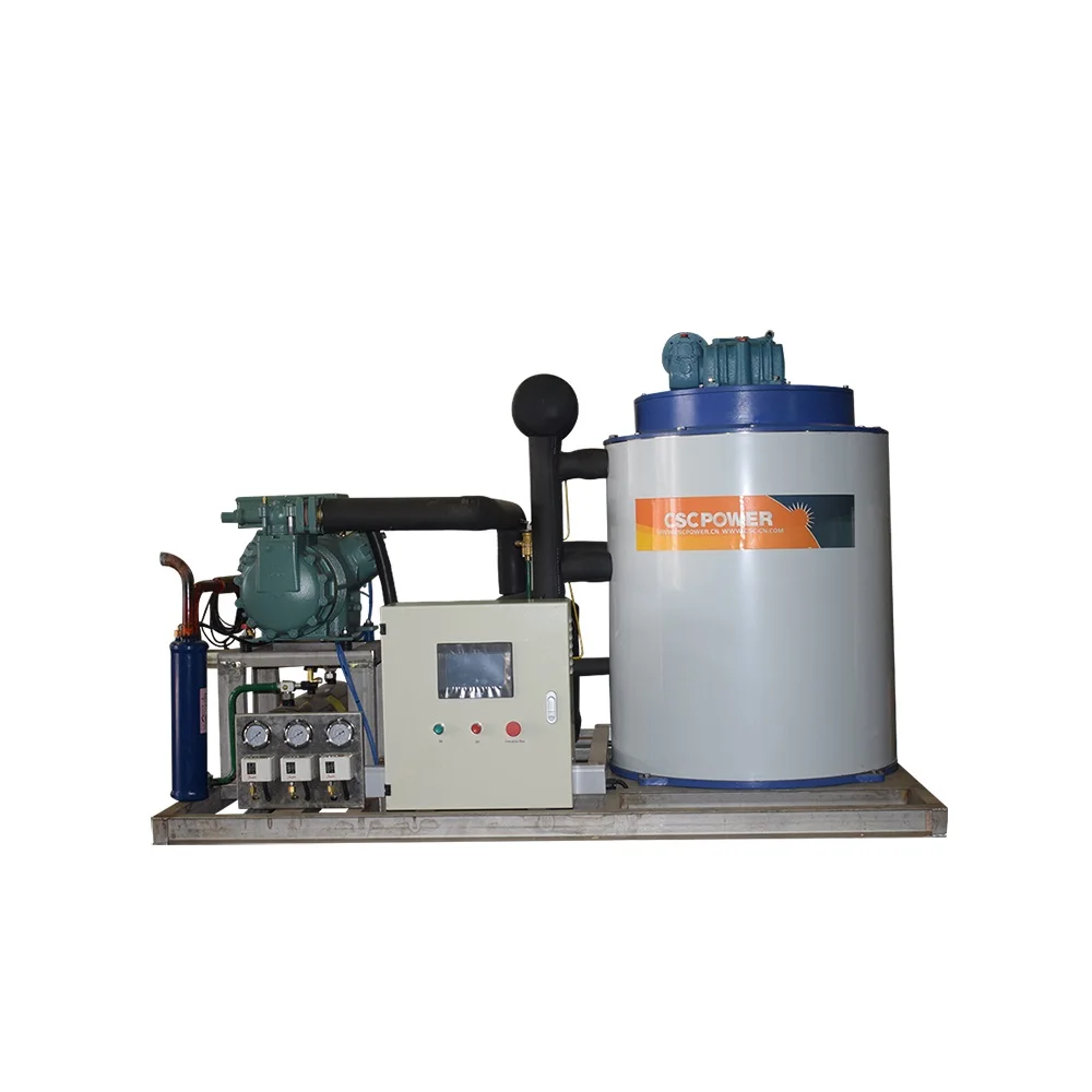 Горячая Распродажа 5T льдогенератор чешуйчатого льда для рыбы морепродуктов льдогенератор чешуйчатого льда