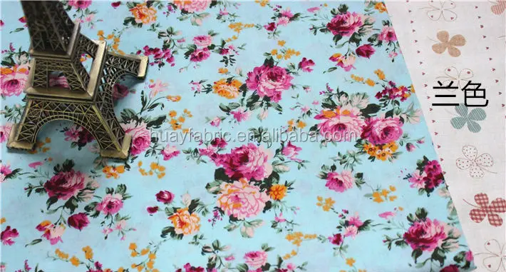 
100% Cotton Material and Combed Yarn Country Rose Type 100% Cotton Fabric 
