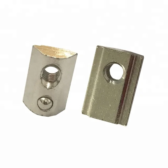 Wholesale slot 10 Roll-in half round nut M4/M5/M6/M8/M10