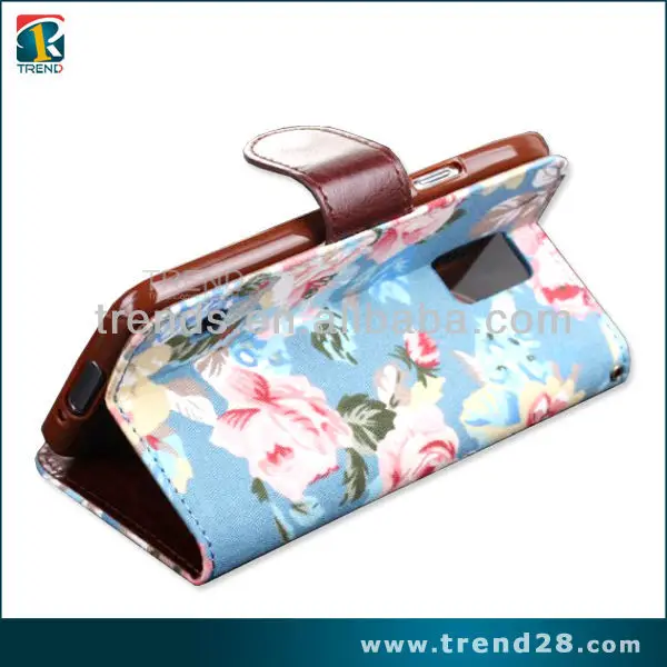 фантазии цветок изобраёений кожа +pc телефон случае для samsung галактики s5( i9600)