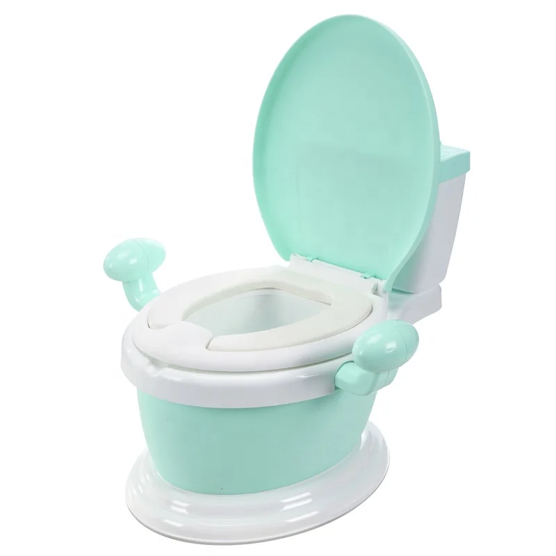 Emulational baby potty training seat