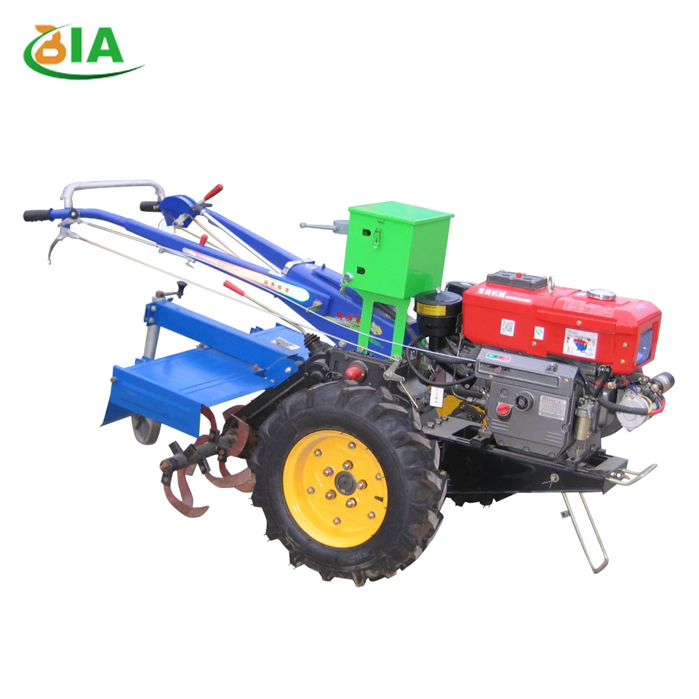 10% Off Accessories Sent As Gifts 12HP Portable Farm Small Hand Operated Walking Tractor For Sale