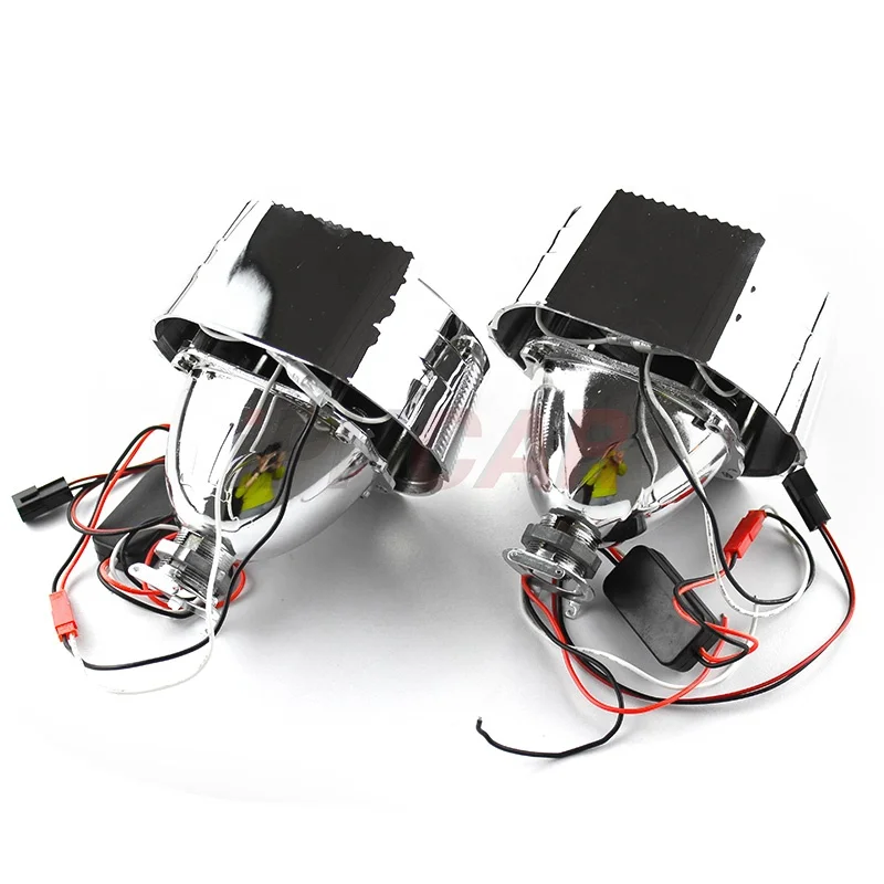 Factory Price G148 2.5' Crystal Rings HID BI-XENON Projector Lens 6000K 35W Projector HeadLamp Kit