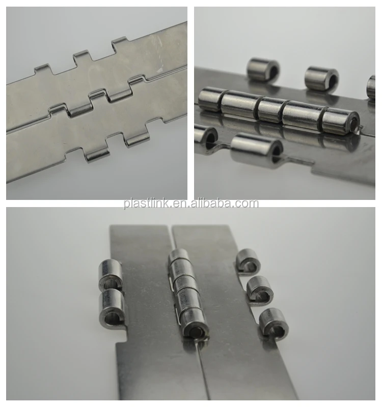 SSC 802-K750/K1000/K1200 straight run stainless steel tabletop conveyor chain