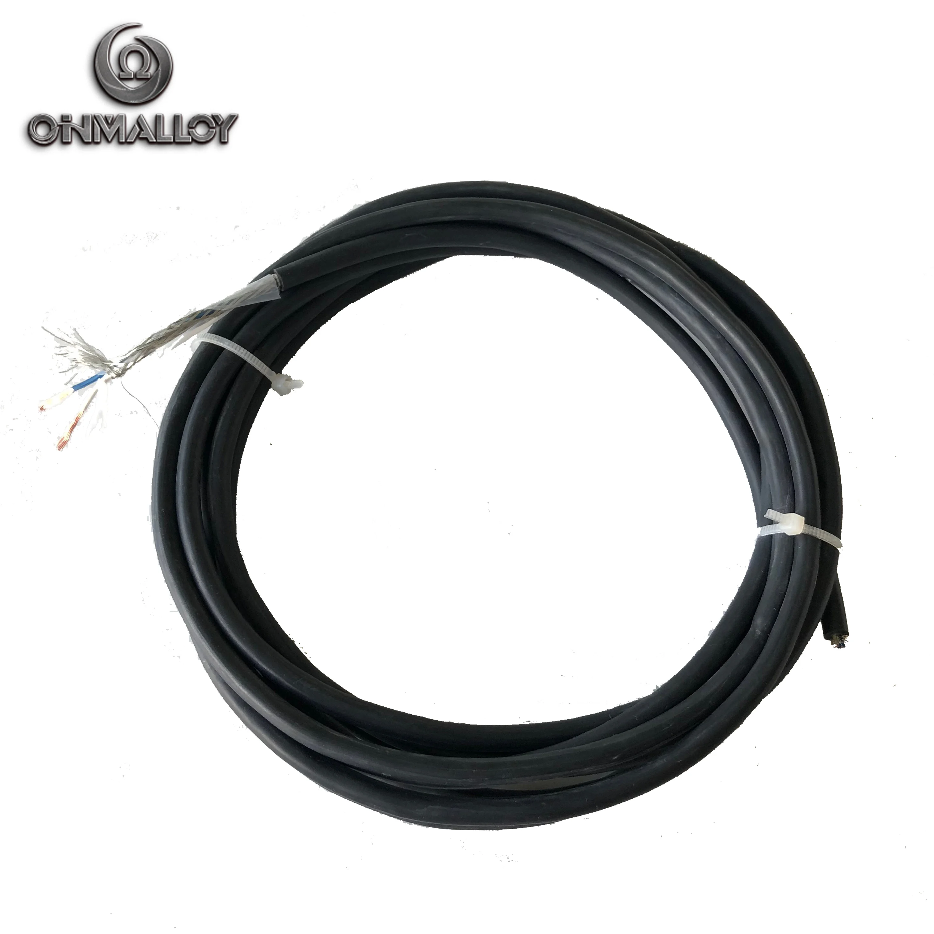RTD PT100 Cable With Fluorosilicone Rubber Insulation oil-proof Jacket SS304 Sheath
