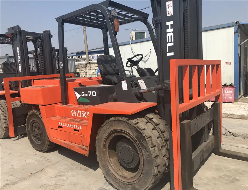used Heli forklift 1fd70 7T chinese forklifts 7 tons forklifts cheap price