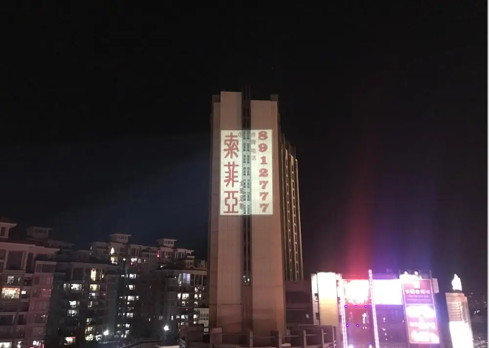 High big power LED logo gobo projector light 800W outdoor rotating