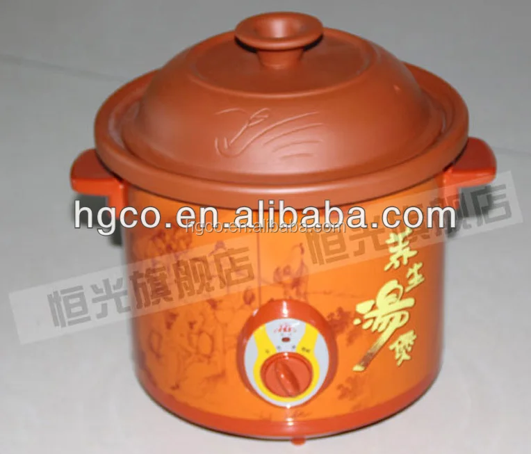 Hot Sale High Quality Purple Clay Electric Cooker Stewpot with gift package