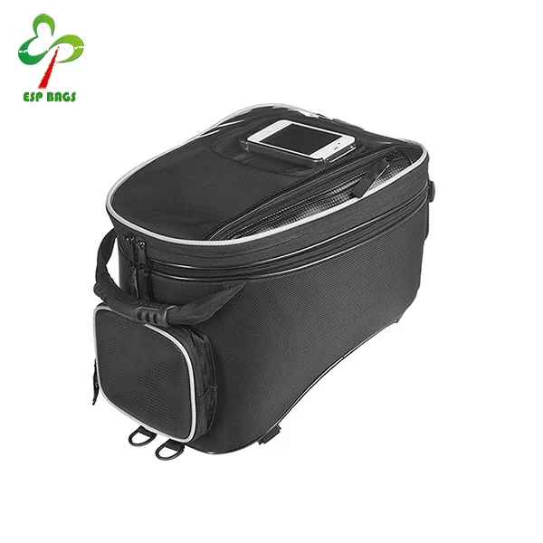 
1680D High Quality Practical Waterproof Nylon Expandable Motorcycle Tank Bag With Rain Cover 
