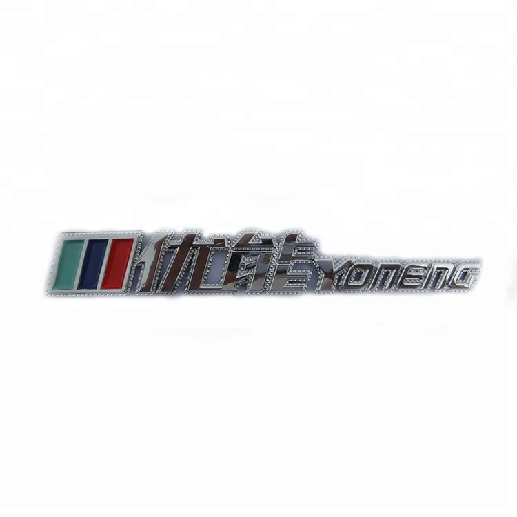 Custom Design Abs Plastic Embossed Label Self Adhesive Plastic Logo Emblem