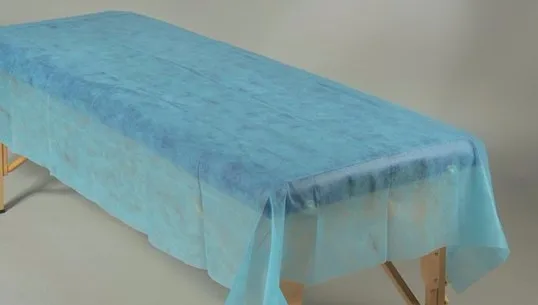 Disposable non-woven bedspread spunlace nonwoven fabric/Polyethylene breathable membrane