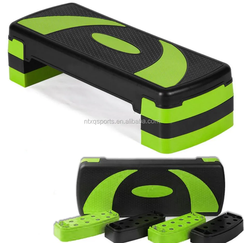 Adjustable Level 3 Aerobic Step Exercise Stepper Balance Step