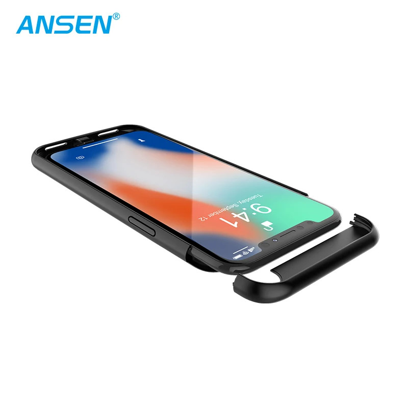 2020 Battery case for iphone xs Power case for iphone X 4000mAh charger power bank case black