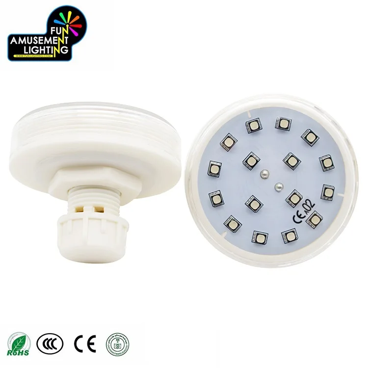 No.1-No.16 E14 3535 SMD RGB Auto Running 60MM AC 24V Pre-Programmed IP65 Amusement LED Lamp