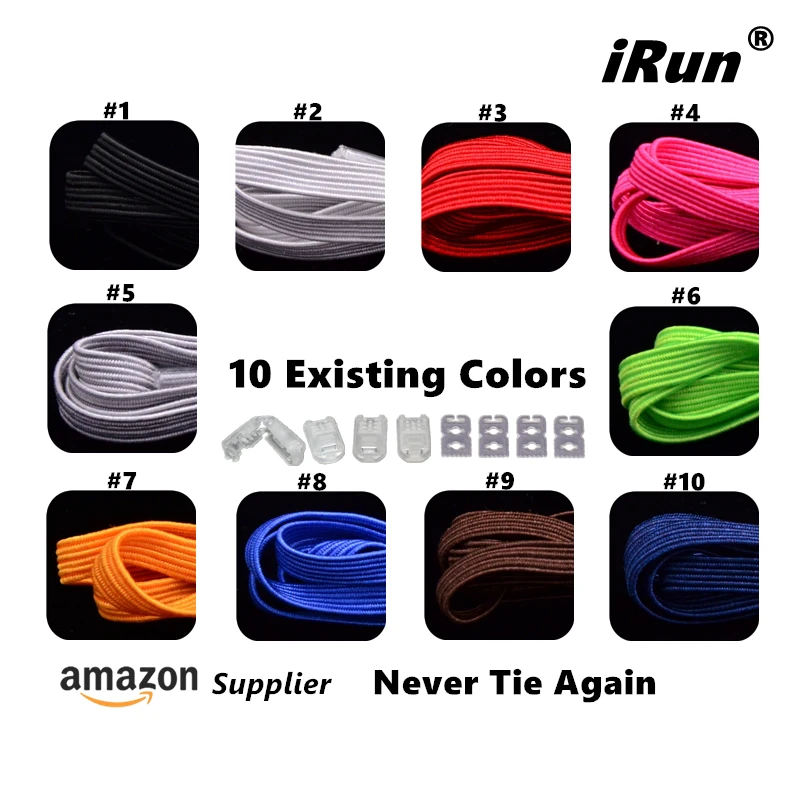  IRun нескользящие шнурки для бега рабочая обувь синие плоские эластичные шнурки-ленивые незавязанные с якорем-принимаем заказы на заказ