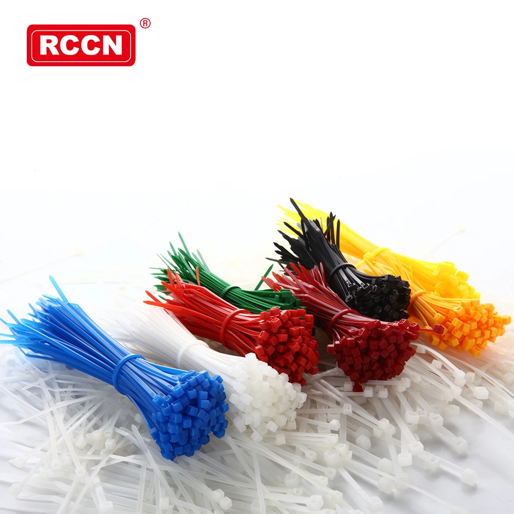 Nylon Cable Pull Lock Adjustable Fluorescent Cable Ties
