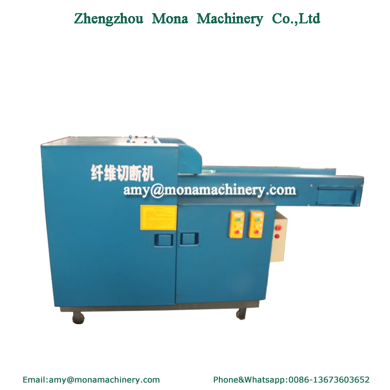 Factory directly supply textile recycling /used clothes crusher chopped machine with good feedback