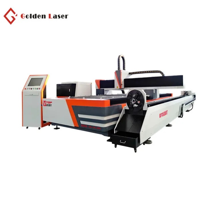 Golden Laser Fiber Metal Tube And Sheet Metal Cutting Machine Distributor / Agent Wanted
