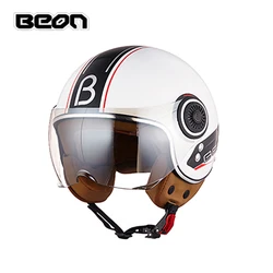 BEON bright red Nano ece approved half helmet   ebike helmet electric scooter helmets