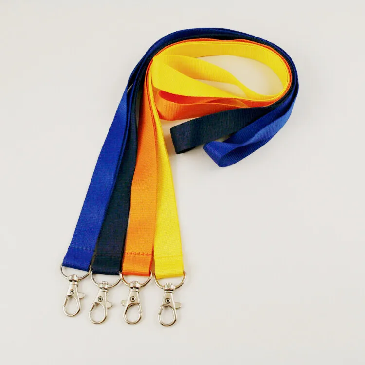 Cheap China Wholesale Promotional Custom Plain Nylon Cell Phone Blank Neck Strap Lanyard Keychain